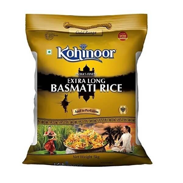 Buy Kohinoor Extra Long Basmati Rice Gold Online at Best Price